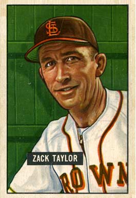 1951 Bowman Zack Taylor #315 Baseball Card