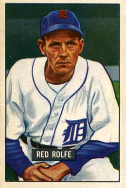 1951 Bowman Red Rolfe #319 Baseball Card