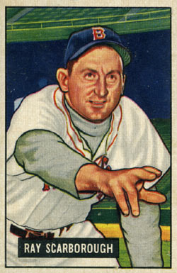 1951 Bowman Ray Scarborough #39 Baseball Card