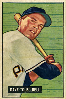 1951 Bowman Gus Bell #40 Baseball Card
