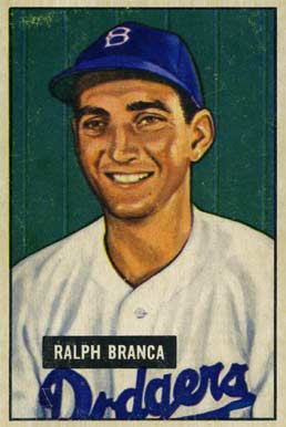 1951 Bowman Ralph Branca #56 Baseball Card