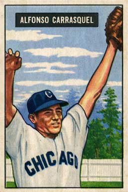 1951 Bowman Alfonso Carrasquel #60 Baseball Card