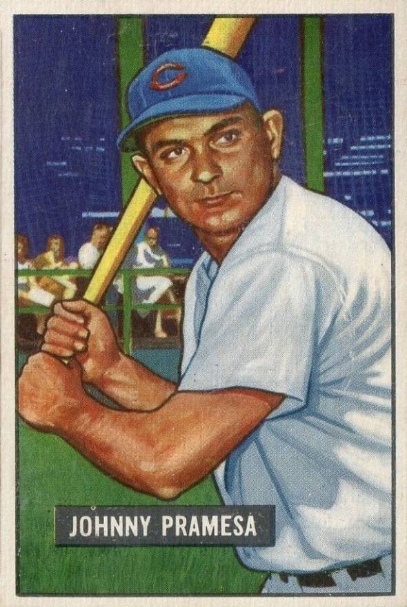 1951 Bowman Johnny Pramesa #324 Baseball Card