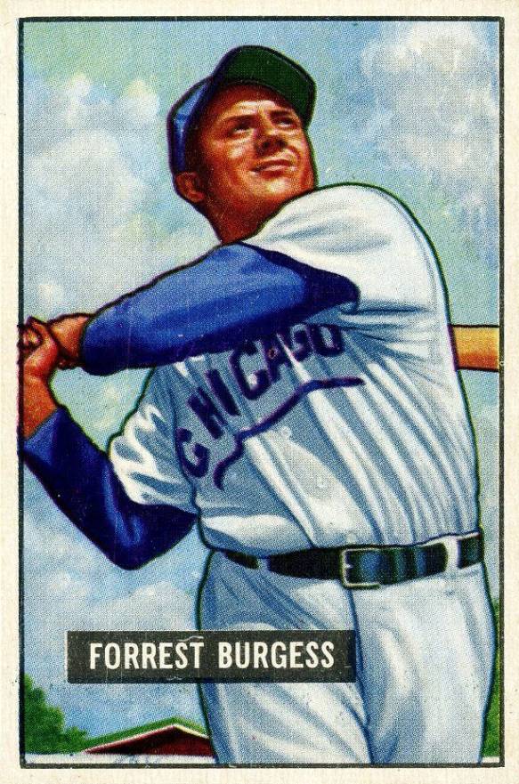 1951 Bowman Smoky Burgess #317 Baseball Card