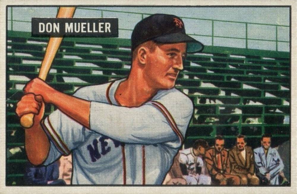 1951 Bowman Don Mueller #268 Baseball Card