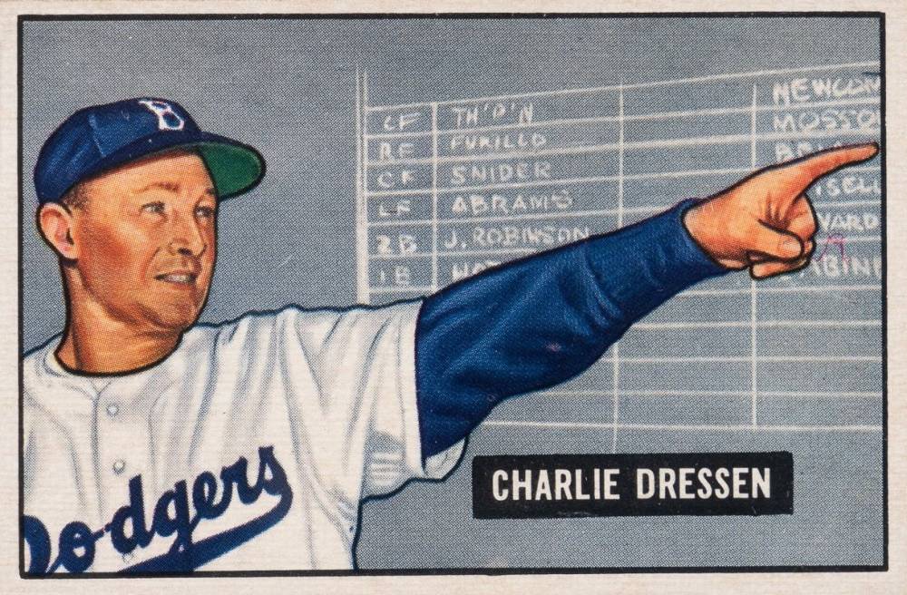 1951 Bowman Charlie Dressen #259 Baseball Card