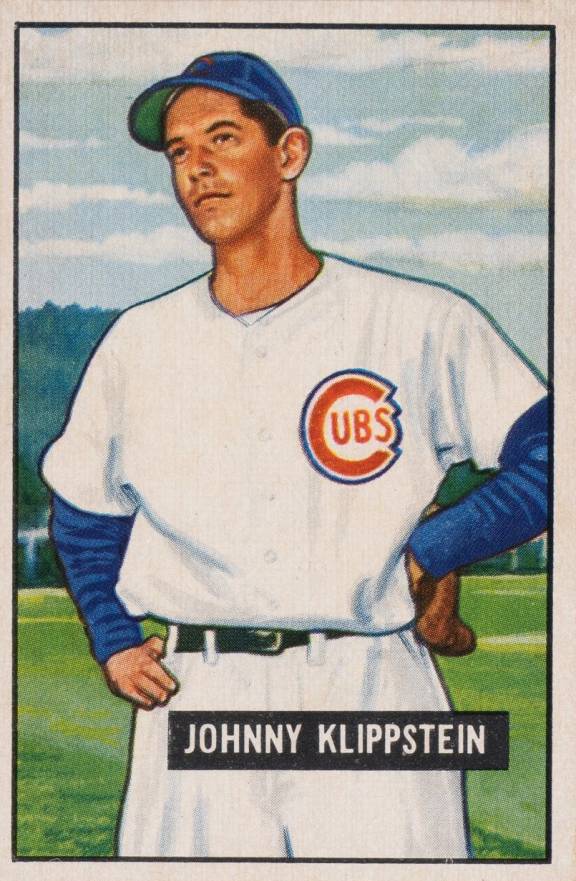 1951 Bowman Johnny Klippstein #248 Baseball Card