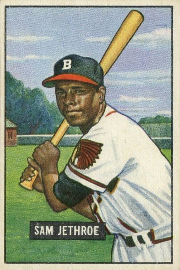 1951 Bowman Sam Jethroe #242 Baseball Card