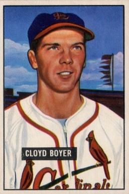 1951 Bowman Cloyd Boyer #228 Baseball Card