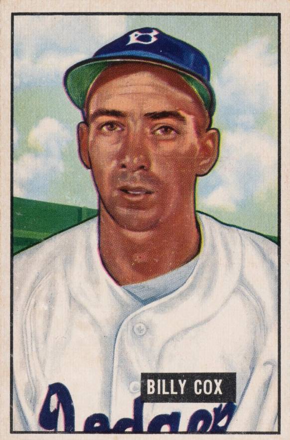 1951 Bowman Billy Cox #224 Baseball Card