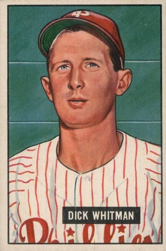 1951 Bowman Dick Whitman #221 Baseball Card