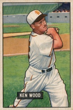 1951 Bowman Ken Wood #209 Baseball Card