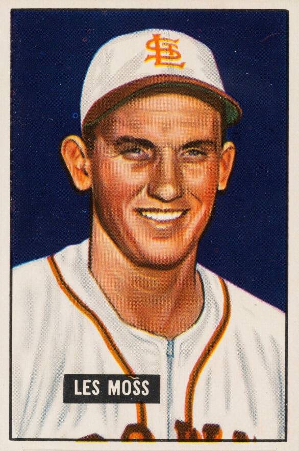 1951 Bowman Les Moss #210 Baseball Card