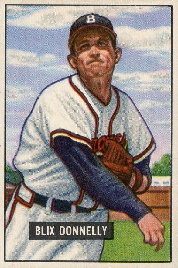 1951 Bowman Blix Donnelly #208 Baseball Card
