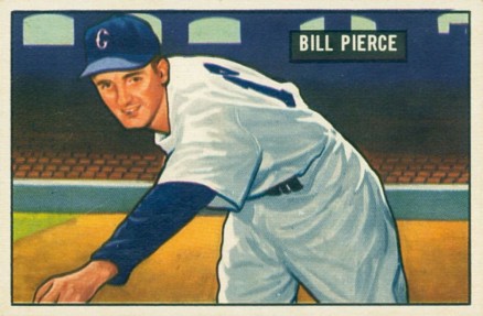 1951 Bowman Bill Pierce #196 Baseball Card