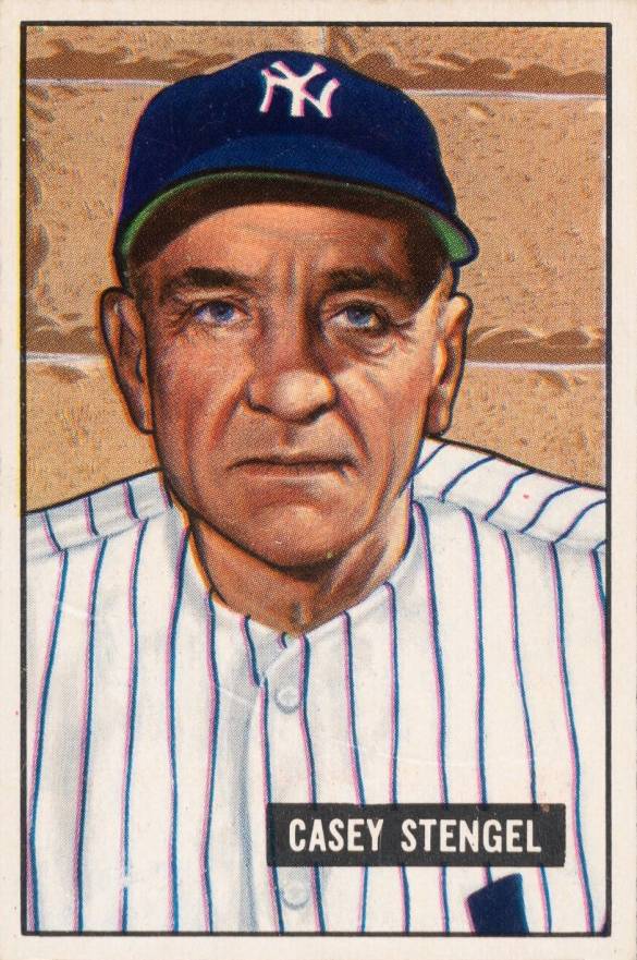 1951 Bowman Casey Stengel #181 Baseball Card