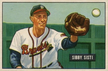 1951 Bowman Sibby Sisti #170 Baseball Card