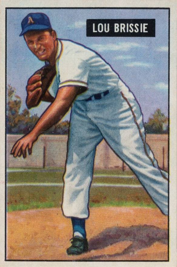 1951 Bowman Lou Brissie #155 Baseball Card