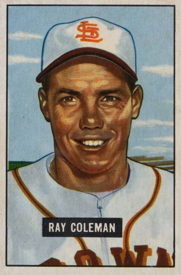 1951 Bowman Ray Coleman #136 Baseball Card