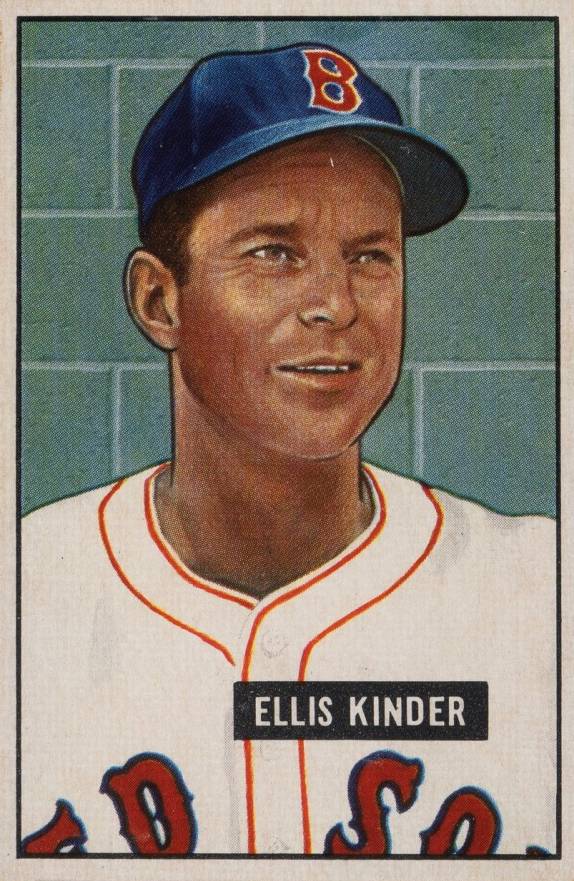 1951 Bowman Ellis Kinder #128 Baseball Card