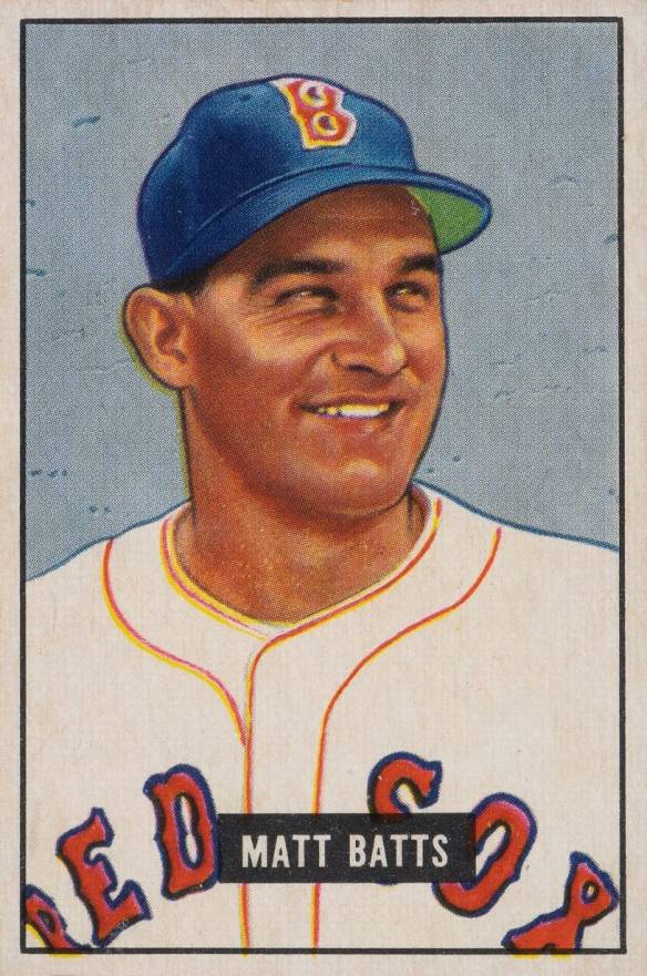 1951 Bowman Matt Batts #129 Baseball Card