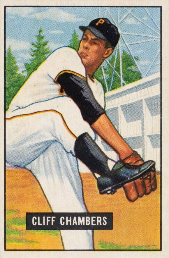 1951 Bowman Cliff Chambers #131 Baseball Card