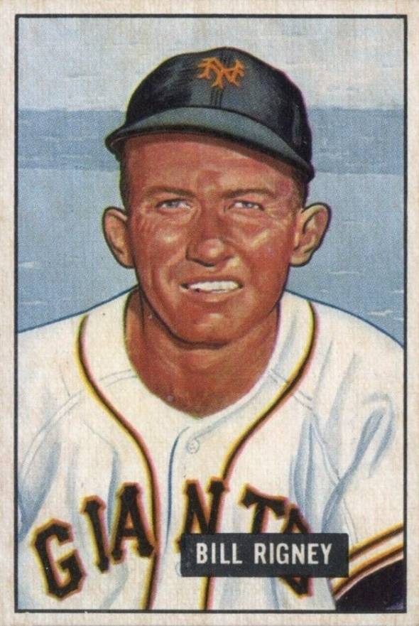 1951 Bowman Bill Rigney #125 Baseball Card