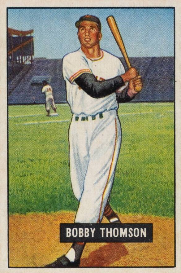 1951 Bowman Bobby Thomson #126 Baseball Card