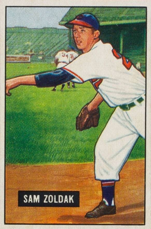 1951 Bowman Sam Zoldak #114 Baseball Card