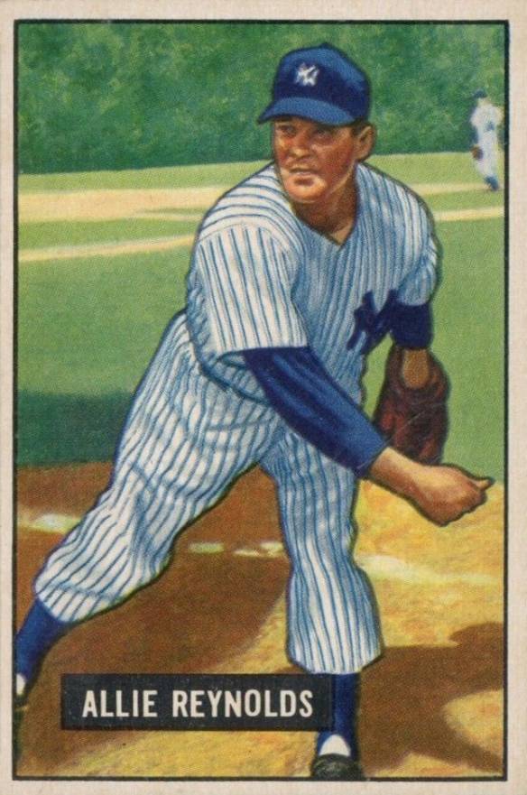 1951 Bowman Allie Reynolds #109 Baseball Card