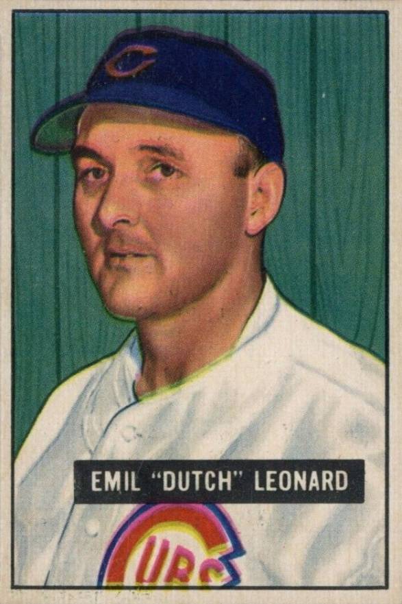 1951 Bowman Emil "Dutch" Leonard #102 Baseball Card