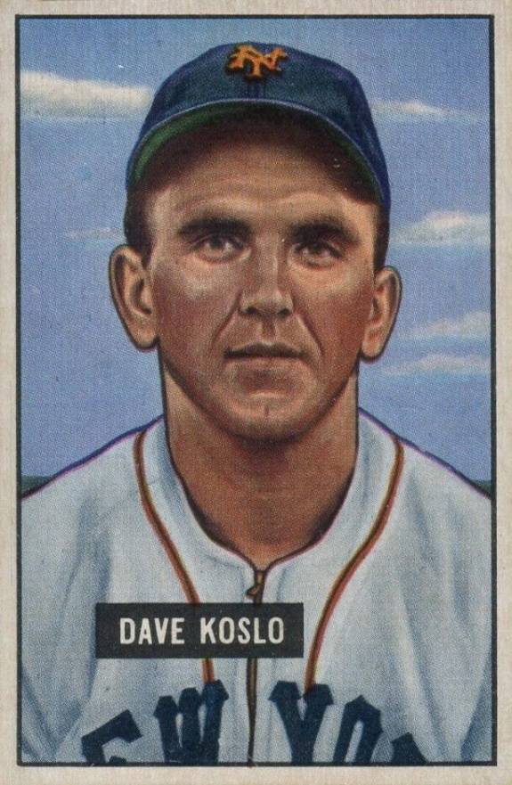 1951 Bowman Dave Koslo #90 Baseball Card