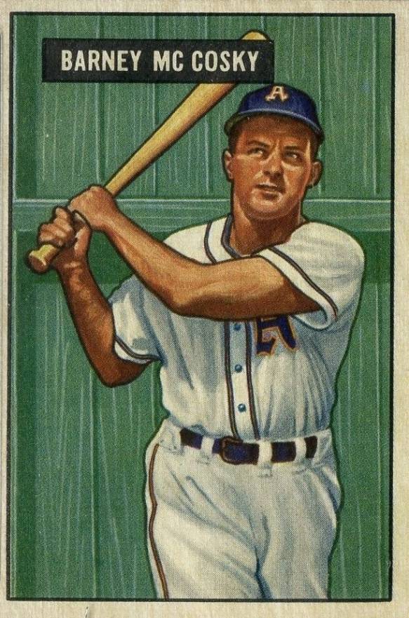 1951 Bowman Barney McCosky #84 Baseball Card