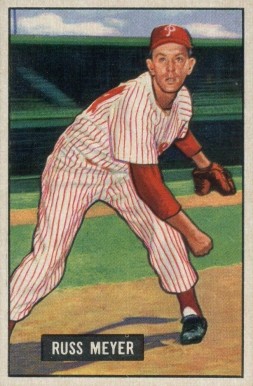 1951 Bowman Russ Meyer #75 Baseball Card