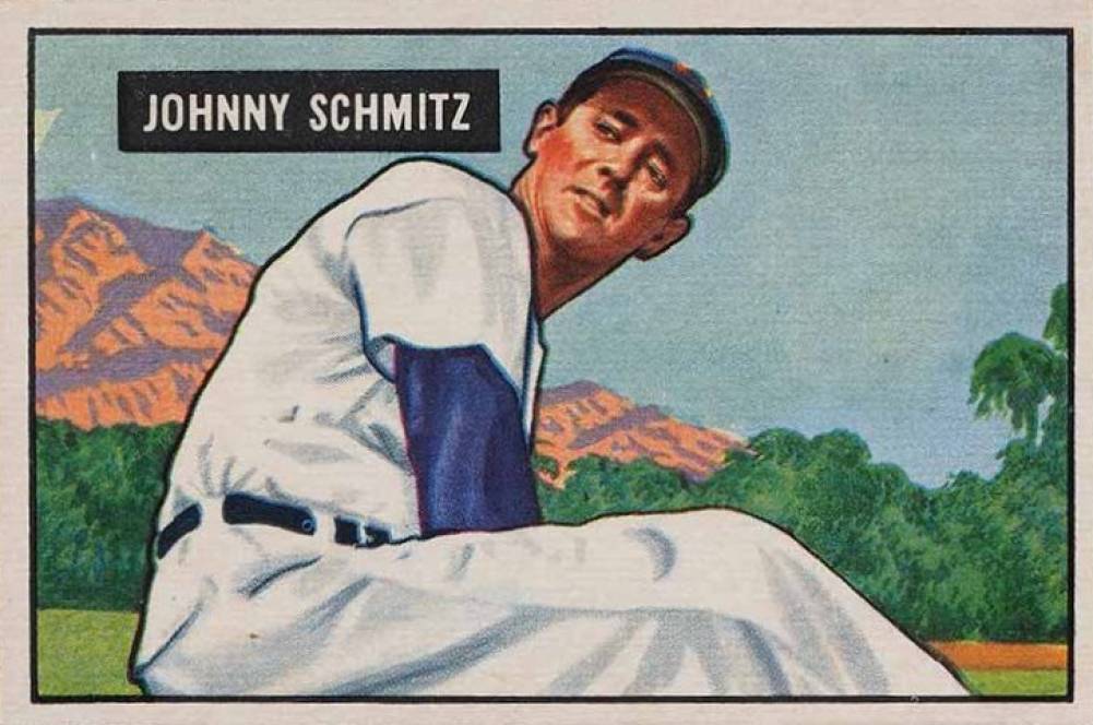 1951 Bowman Johnny Schmitz #69 Baseball Card