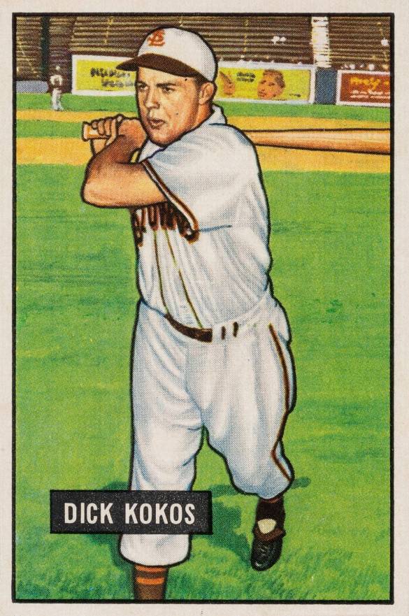 1951 Bowman Dick Kokos #68 Baseball Card