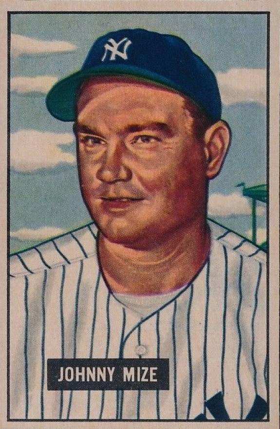 1951 Bowman Johnny Mize #50 Baseball Card