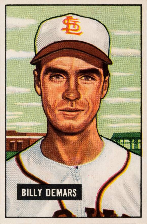 1951 Bowman Billy DeMars #43 Baseball Card