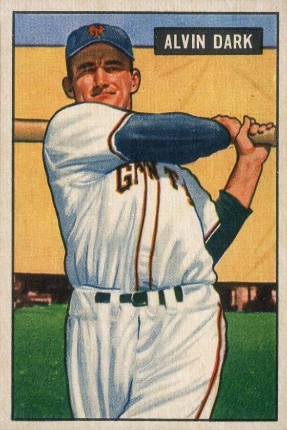 1951 Bowman Alvin Dark #14 Baseball Card