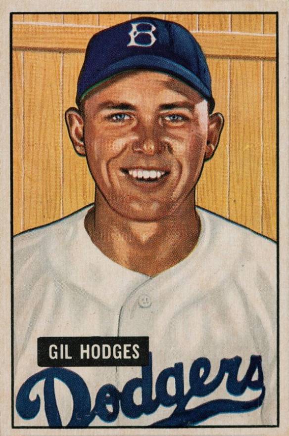 1951 Bowman Gil Hodges #7 Baseball Card