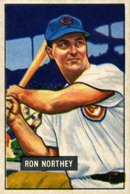 1951 Bowman Ron Northey #70 Baseball Card