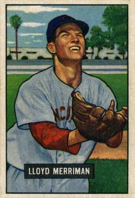 1951 Bowman Lloyd Merriman #72 Baseball Card