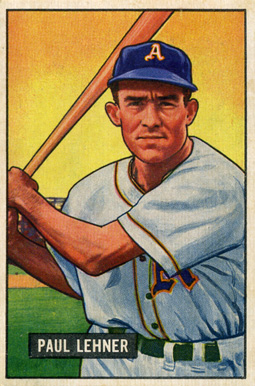 1951 Bowman Paul Lehner #8 Baseball Card