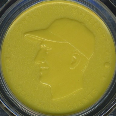 1955 Armour Coins Donald Mueller # Baseball Card