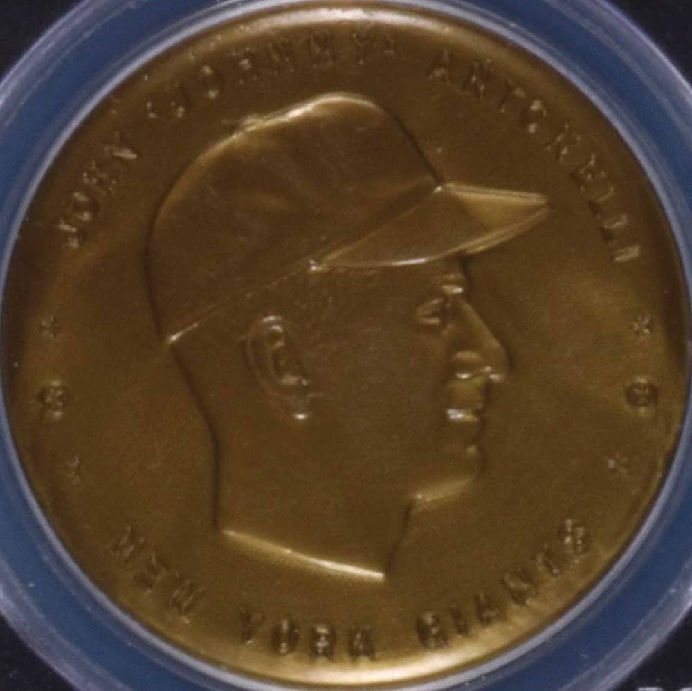 1955 Armour Coins Johnny Antonelli (New York) # Baseball Card