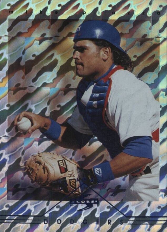 1997 Score Team Collection Mike Piazza #2 Baseball Card