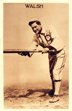 1910 Sepia Postcards Walsh # Baseball Card