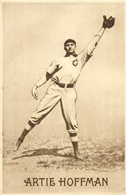 1910 Sepia Postcards Artie Hoffman # Baseball Card