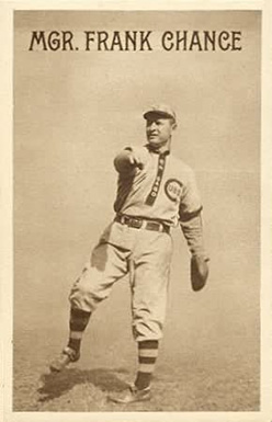 1910 Sepia Postcards Mgr. Frank Chance # Baseball Card