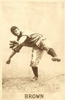 1910 Sepia Postcards Brown Chicago Nat'L # Baseball Card